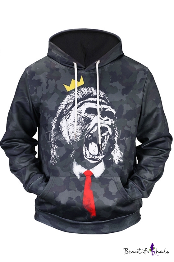 regular black hoodie