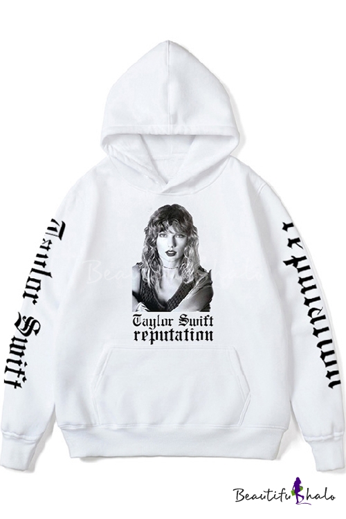 white reputation hoodie