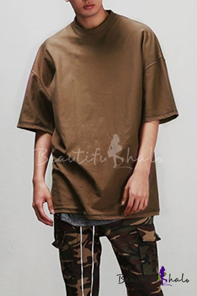 mens plain oversized t shirts