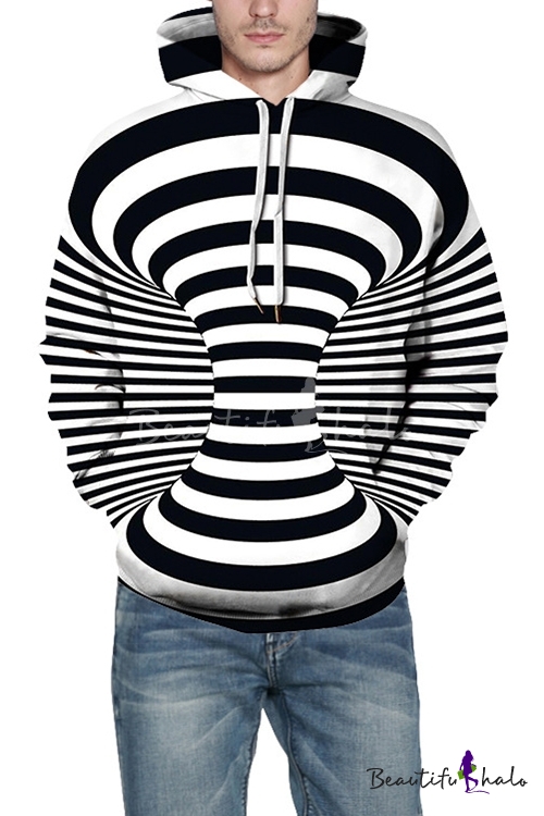 white striped sweatshirt