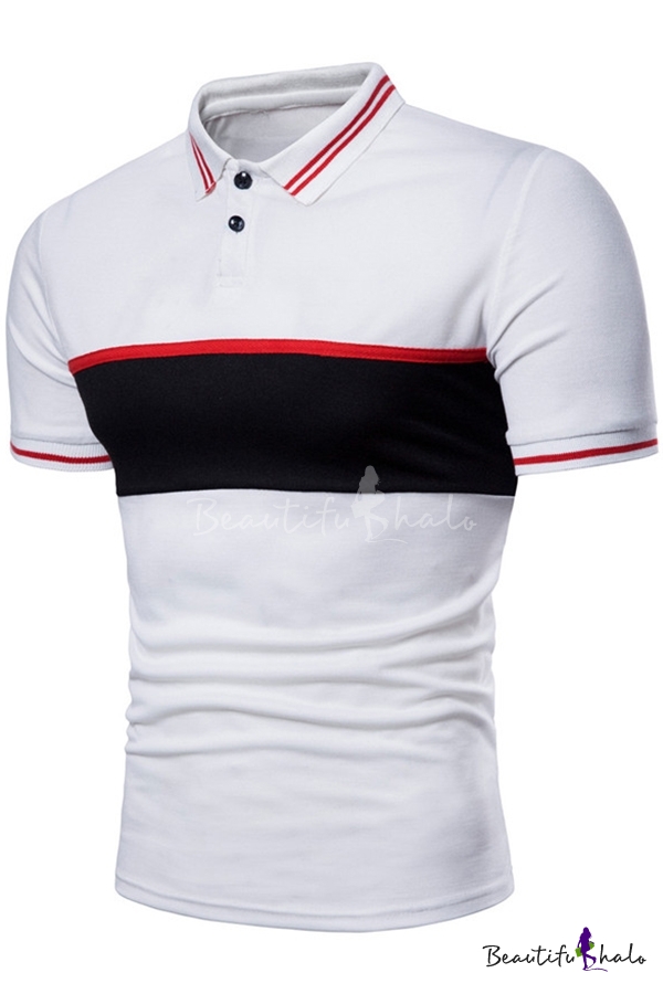 mens fitted polo shirts