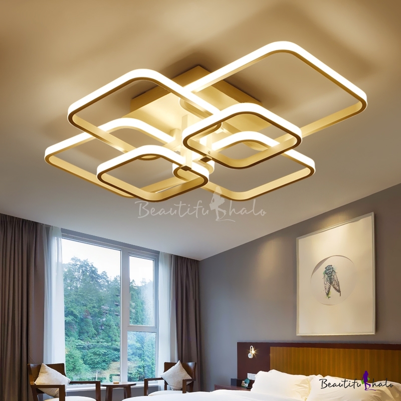 acrylic square modern ceiling lights