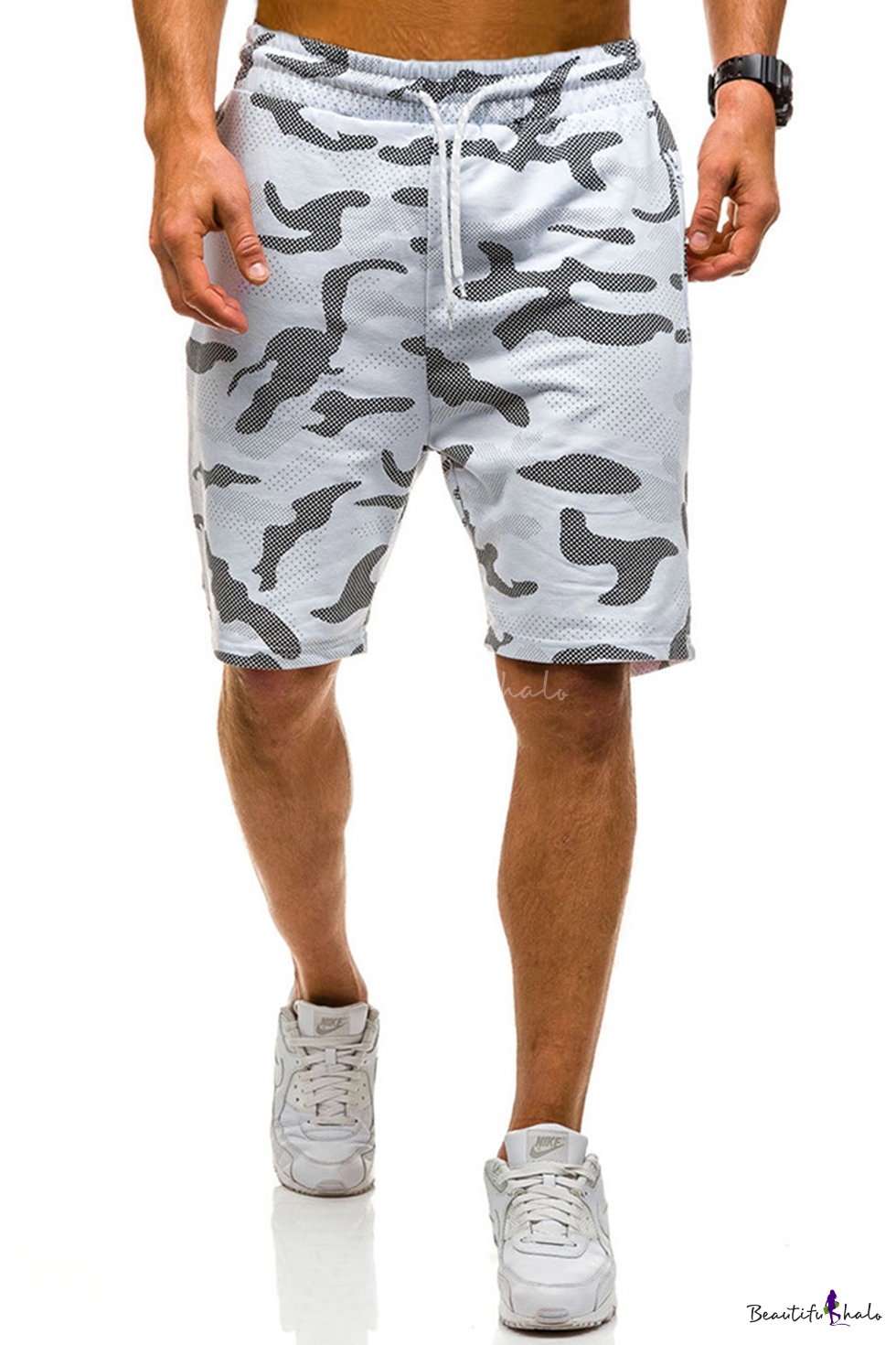 mesh gym shorts with pockets