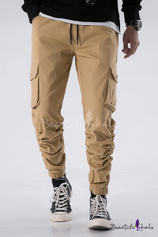elastic bottom cargo pants