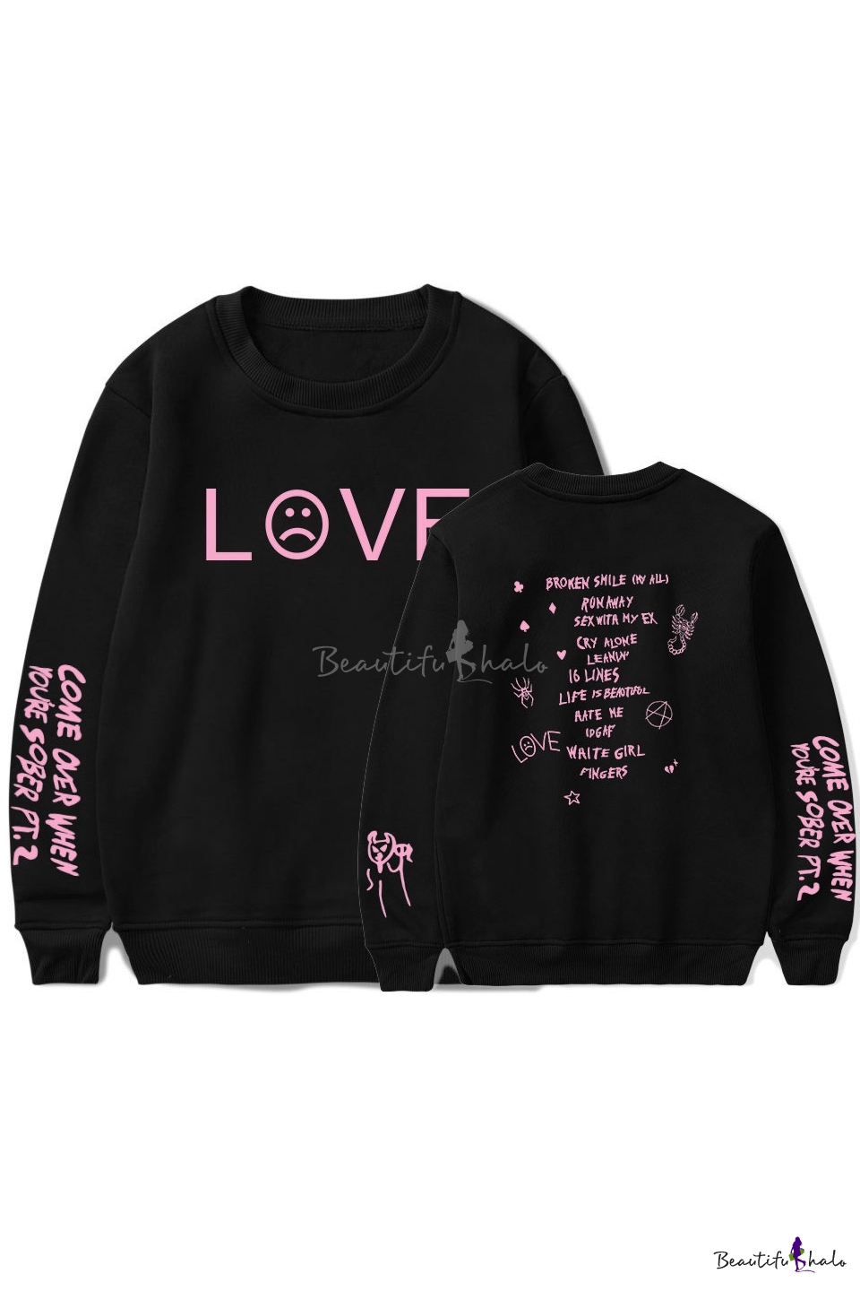 basic love sweatshirt