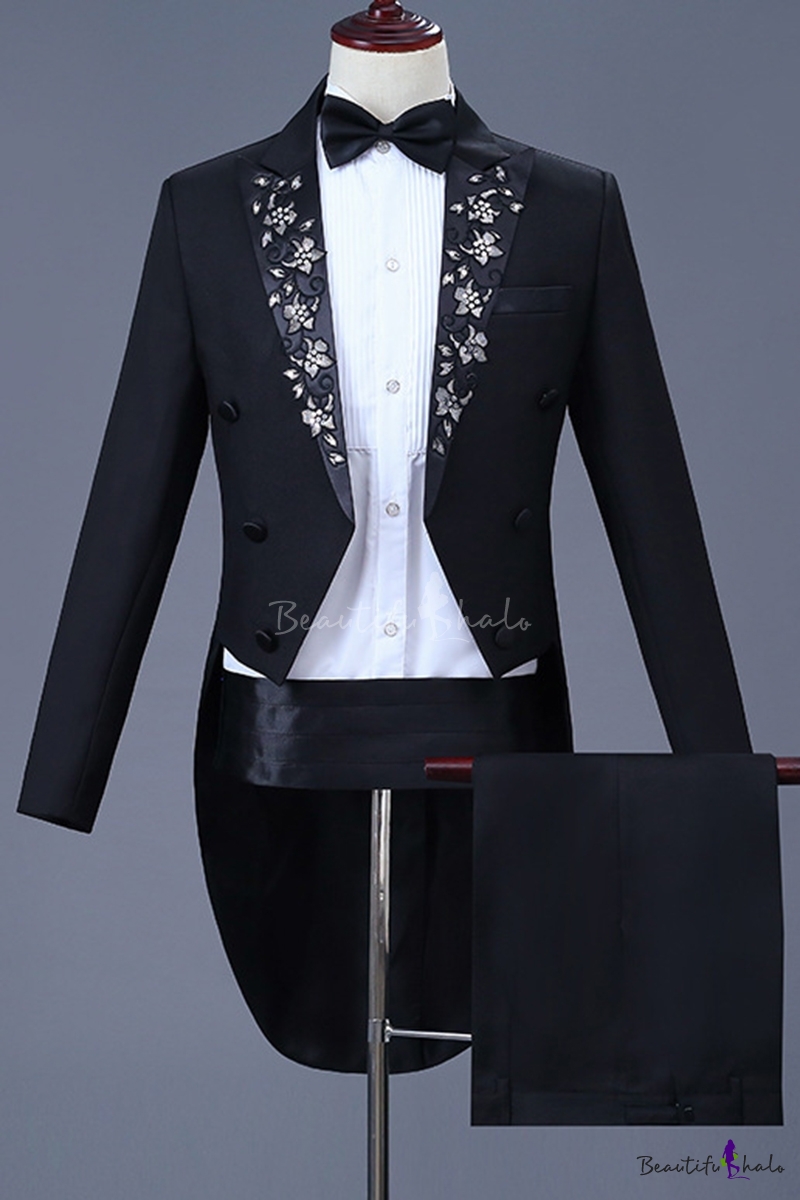 black formal wear for men