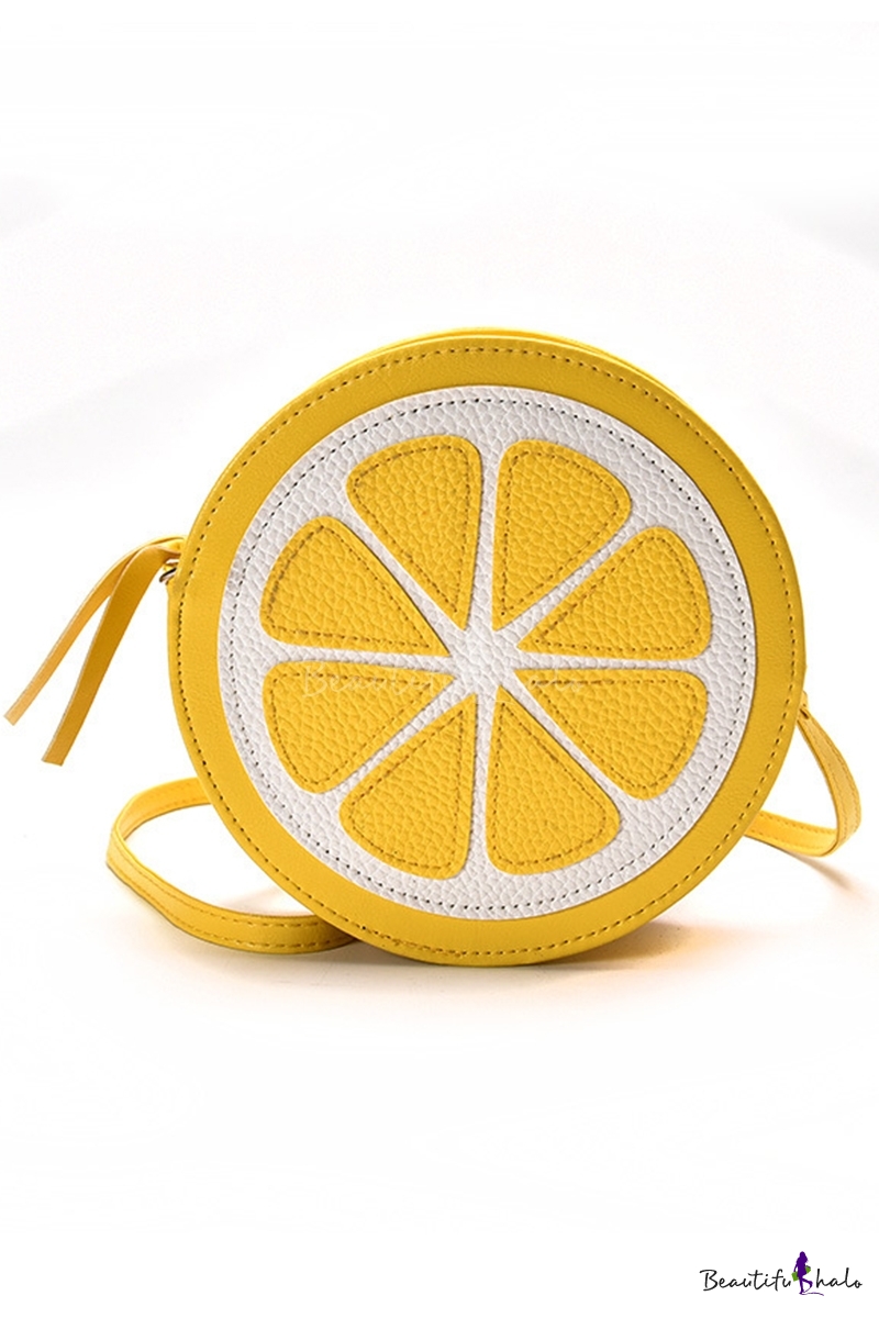 yellow circle bag