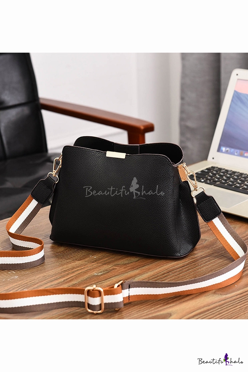 wide strap shoulder bag