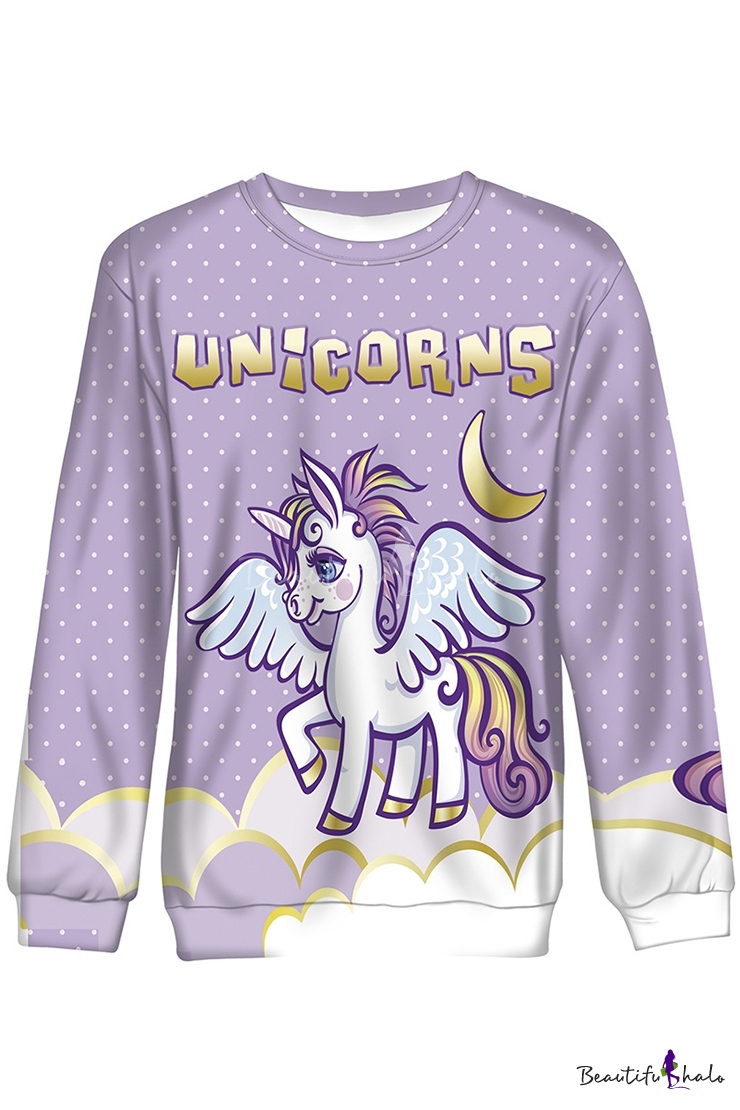 purple moon sweatshirt