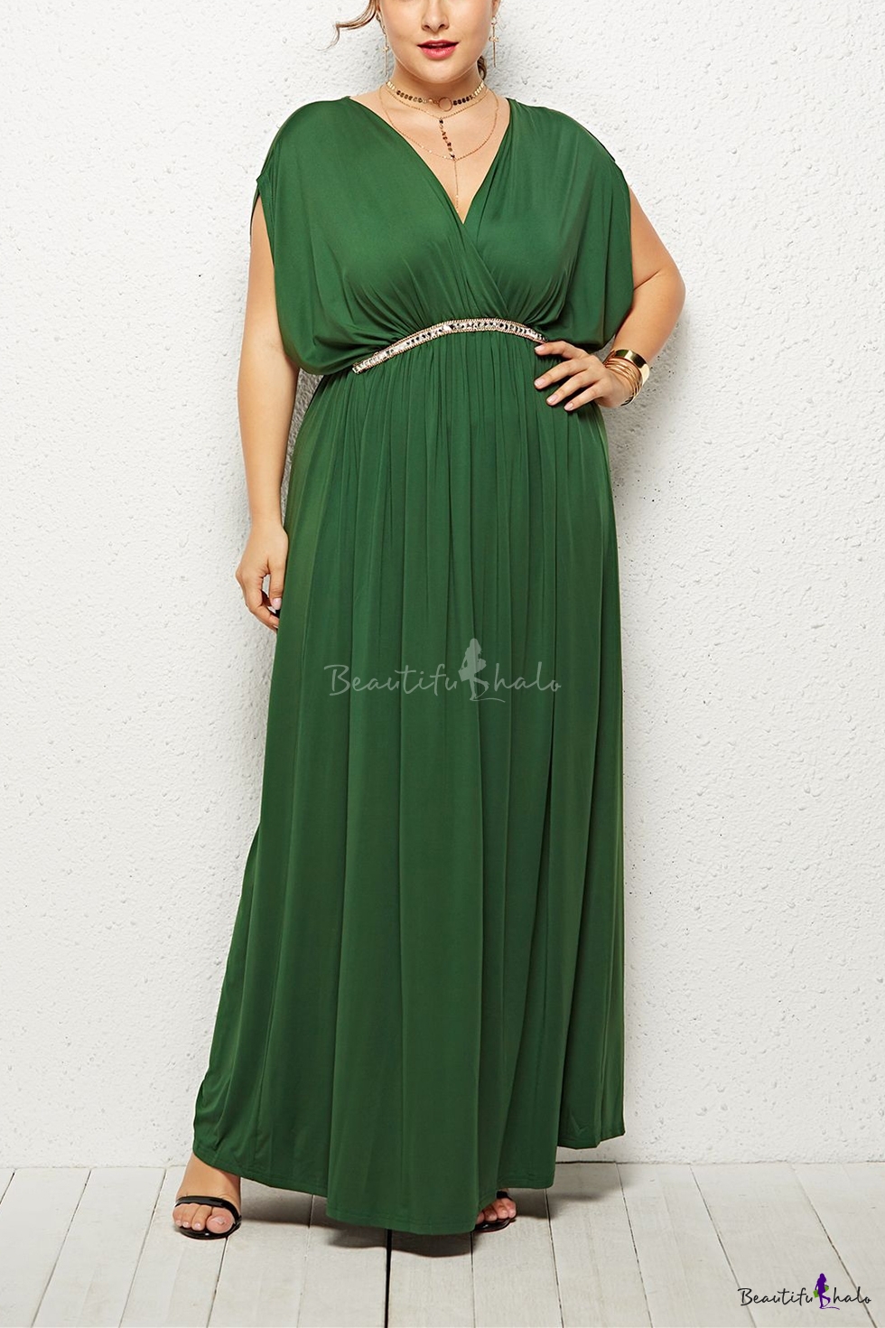 empire waist dress with belt