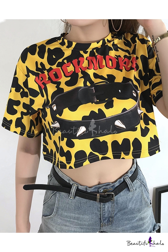 yellow camo top