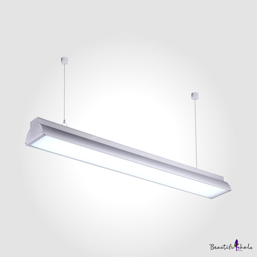 Commercial Linear Suspension Light High Bright Aluminum Led Ceiling Light With White Lighting For Shop