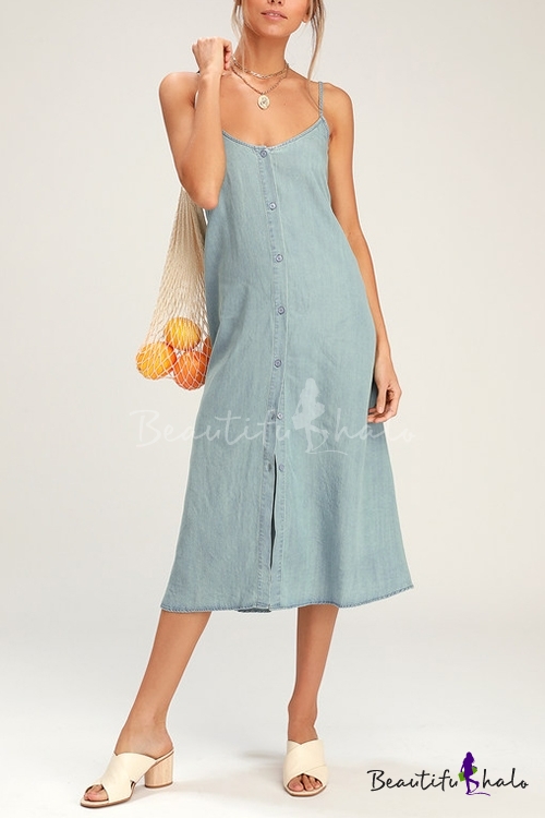 cami denim dress