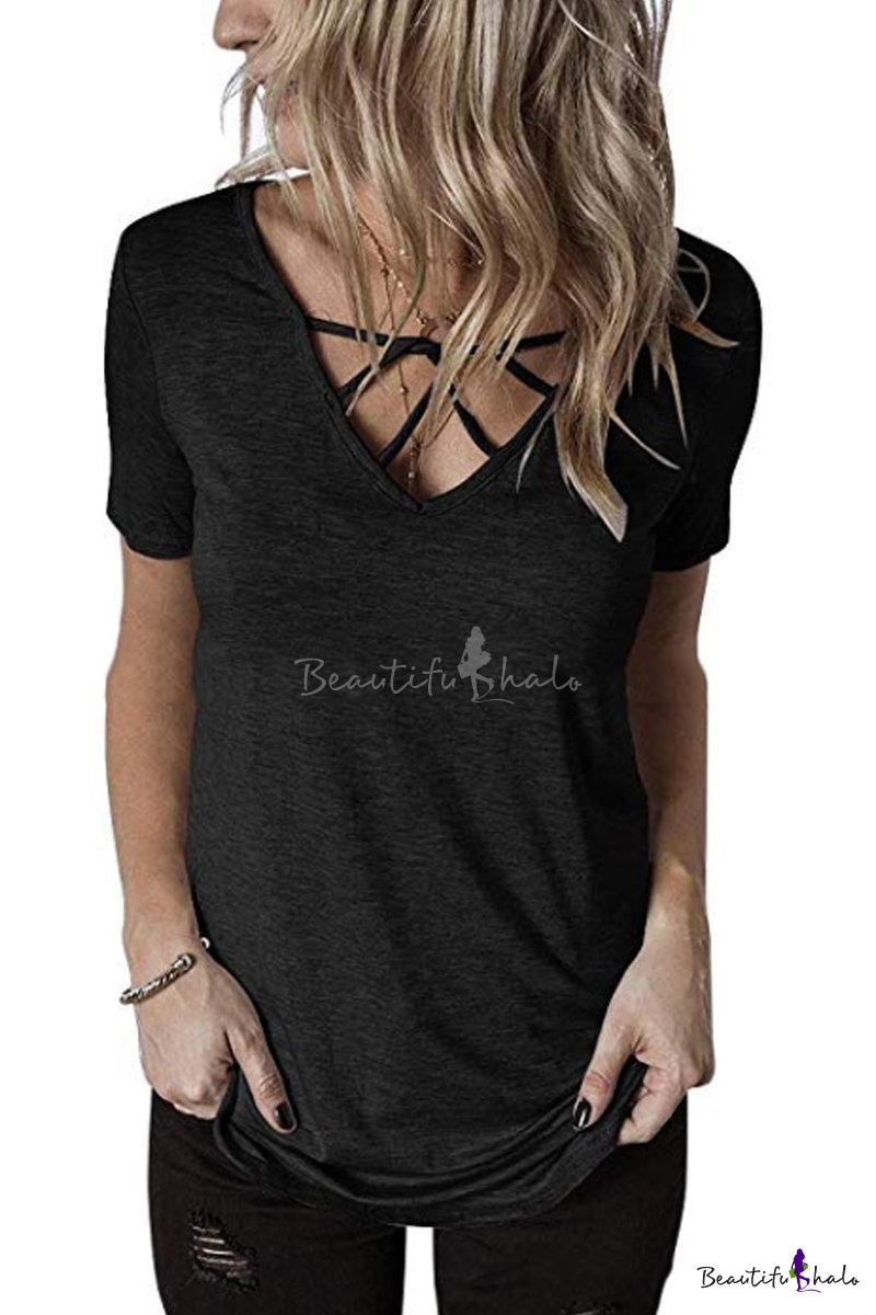 casual tees womens