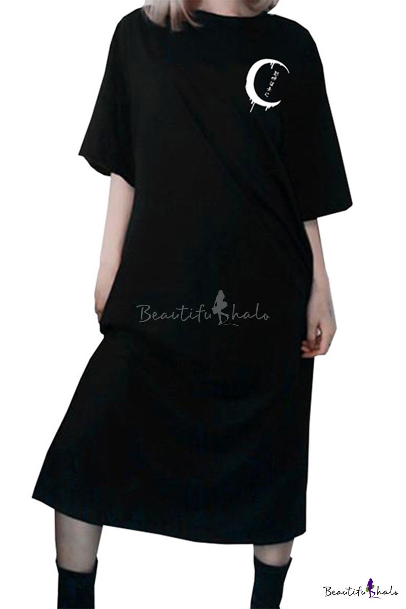 gothic t shirt dress