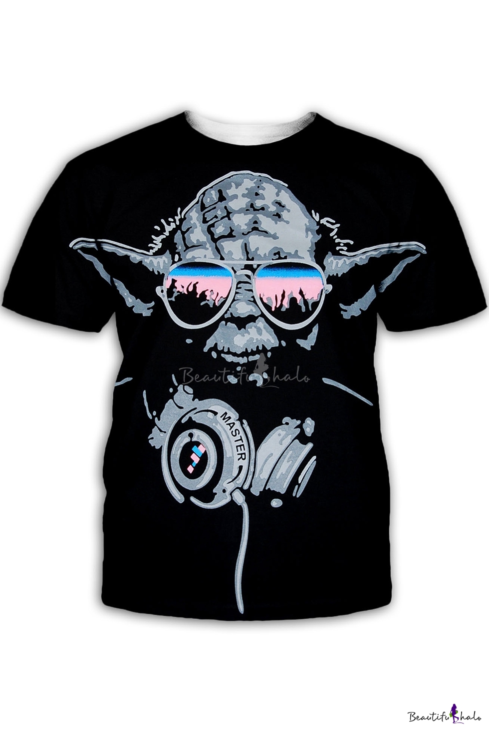 Movie Master Yoda Star Wars Women Men T-Shirt 3D Print Short Sleeve Tee Tops
