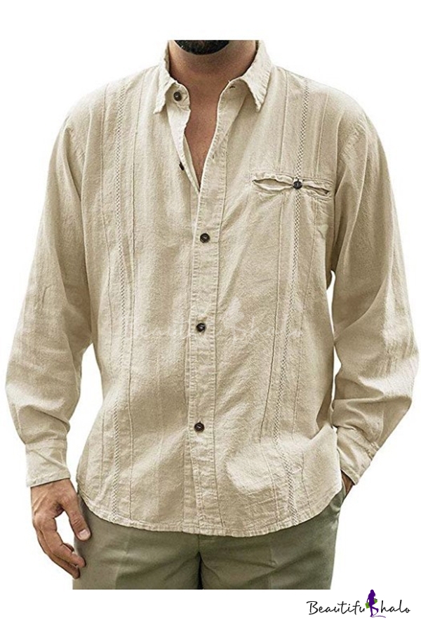 linen button down shirt