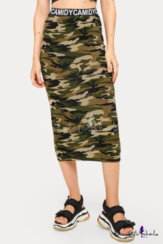 camo overall skirt