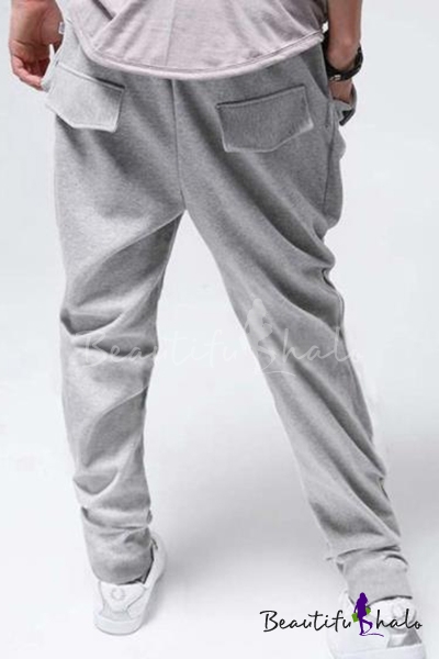 low crotch sweatpants