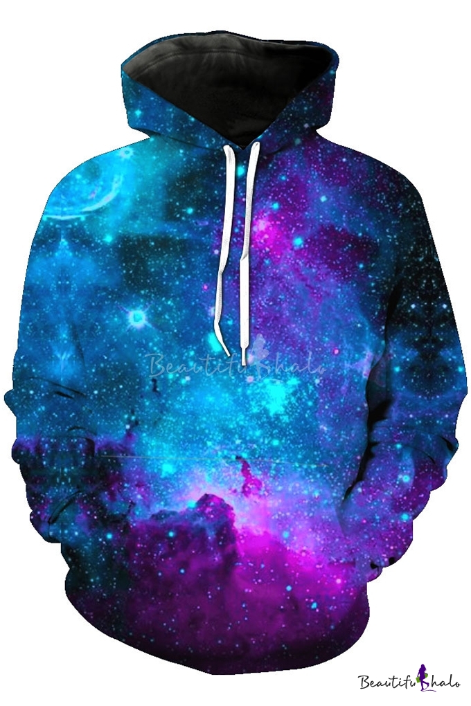 blue galaxy hoodie