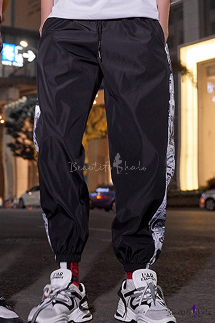 mens trendy track pants