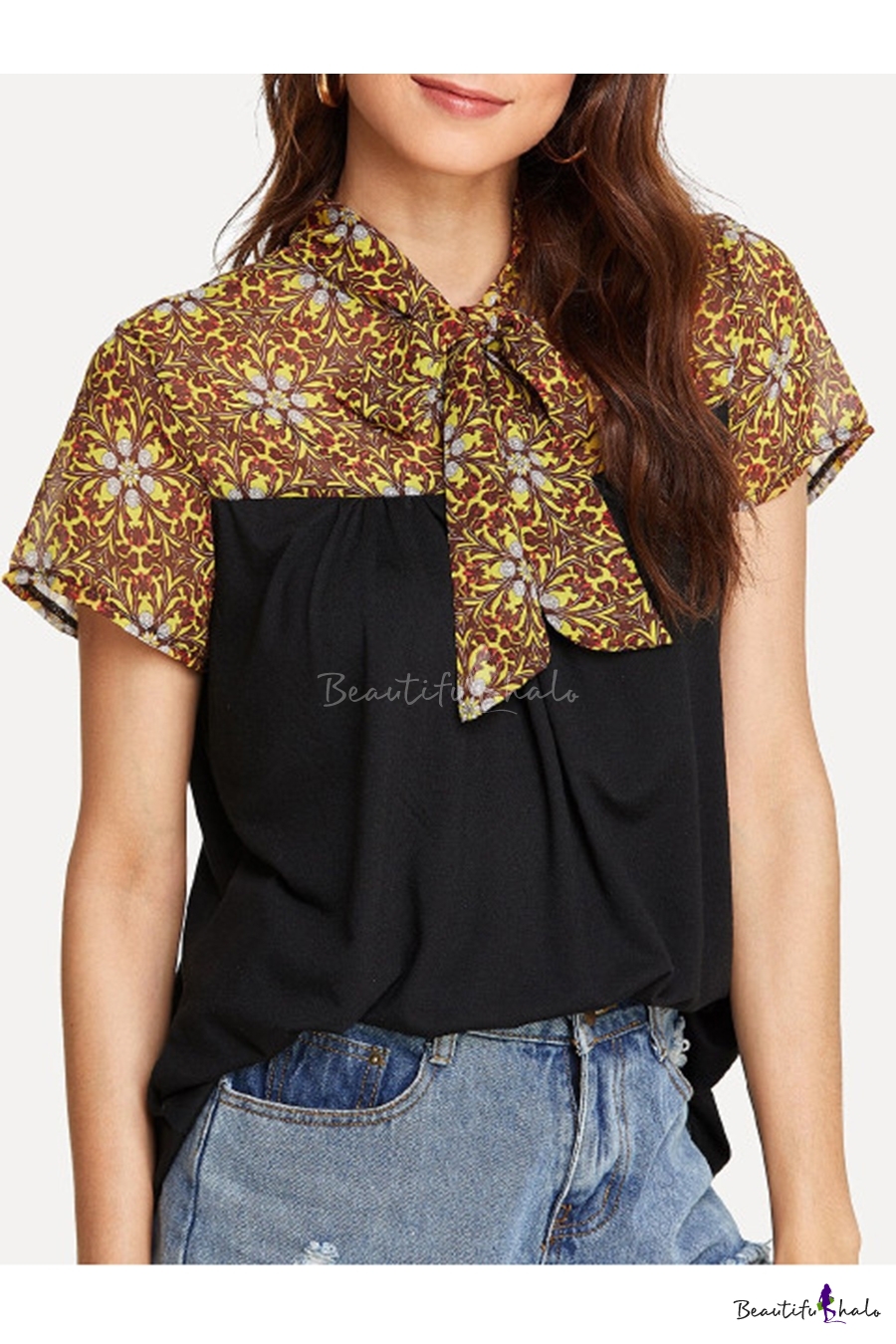 beautiful black blouses