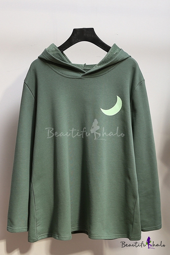 new light moon hoodie