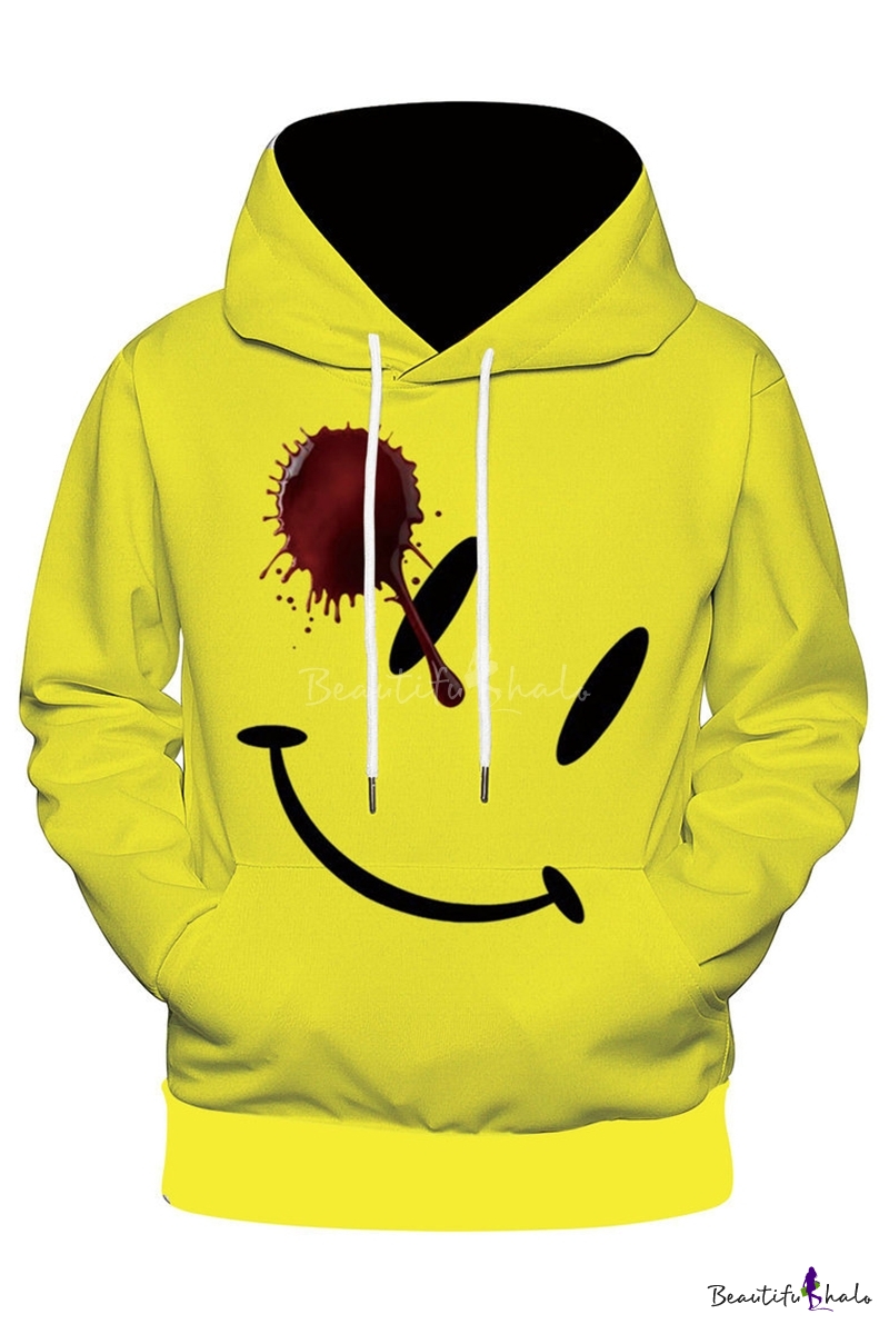 smiley face hoodie