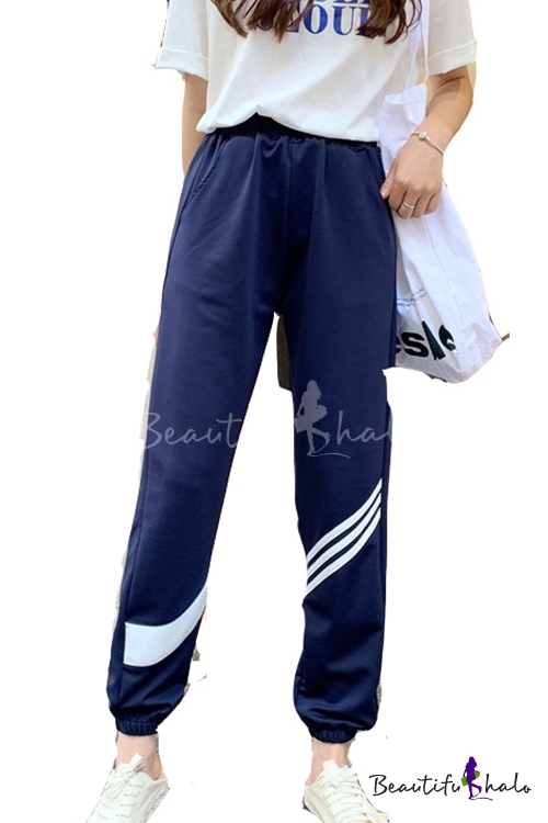 women's sweatpants with pockets and ankle elastic