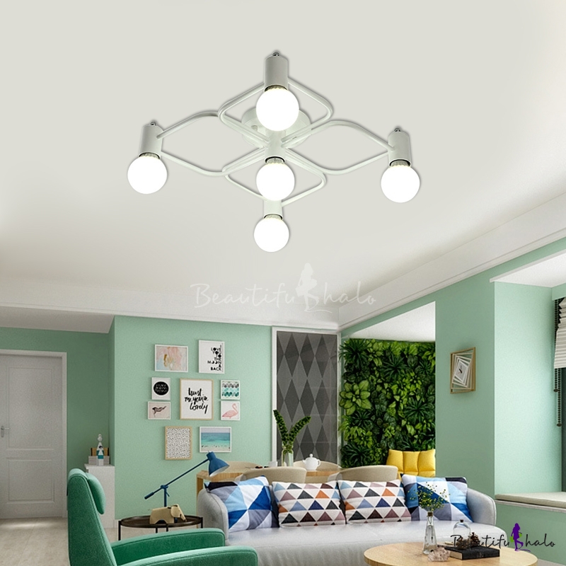 Unique Modern Home Living Room Lamp Stainless Steel Pendant Chandelier