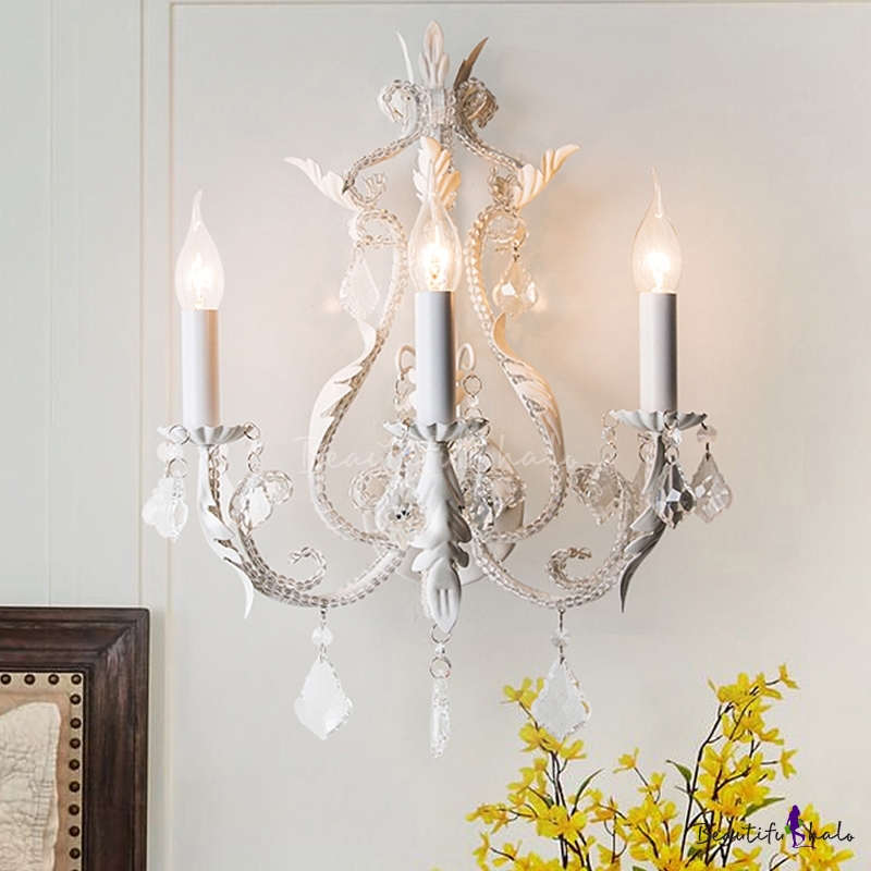 French Country Sconce Lighting With Candle Metallic Indoor Distressed   1571536332953 