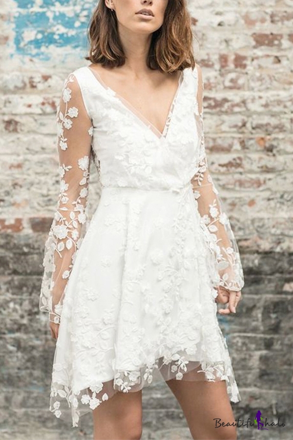 floral embroidered evening dress