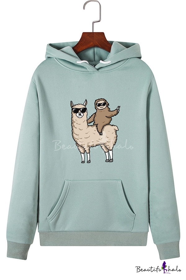 alpaca hoodie pullover