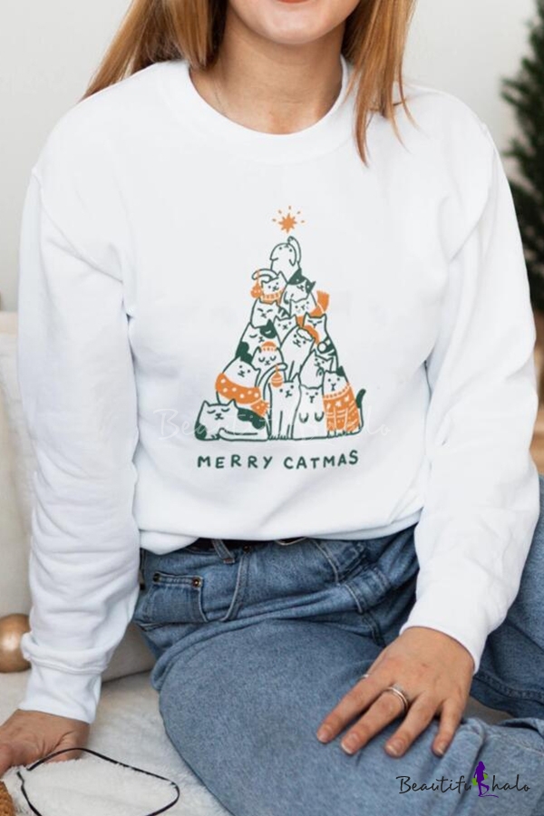 merry catmas sweater