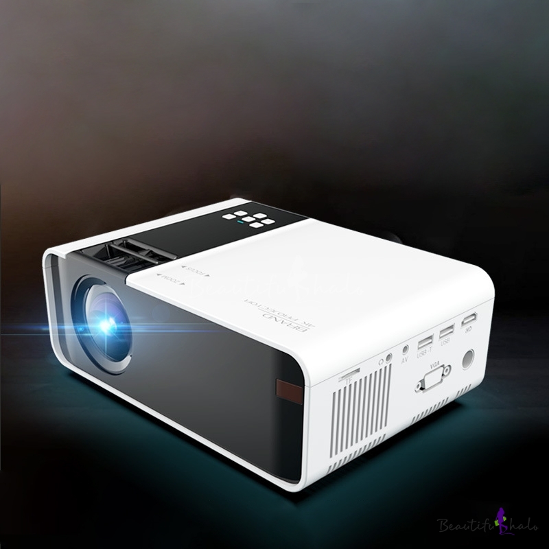 G86 1080p Hd Portable Led 854 480 Native Resolution Video Projector Usb Av Hdmi Sd Card Beamer For Home Cinema Theater Support Hifi Sound Effect Beautifulhalo Com