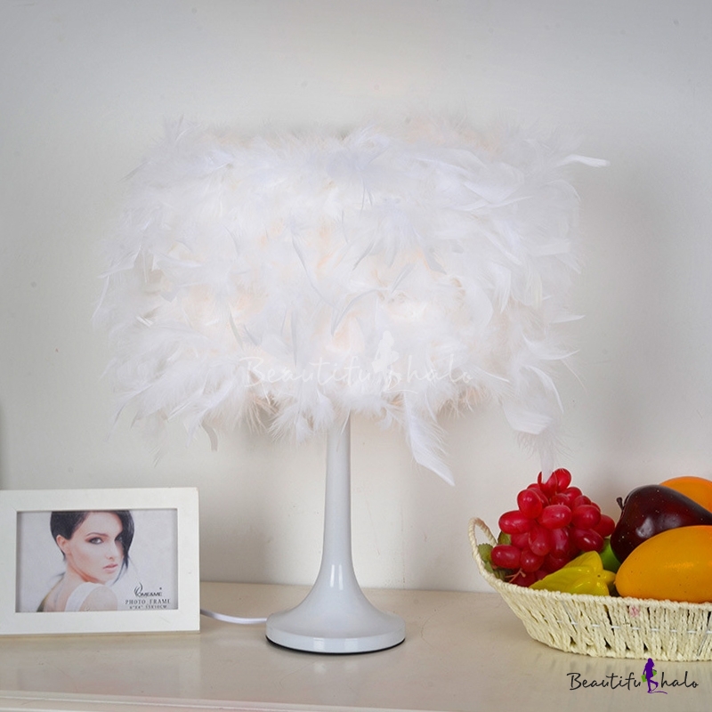 feather desk lamp