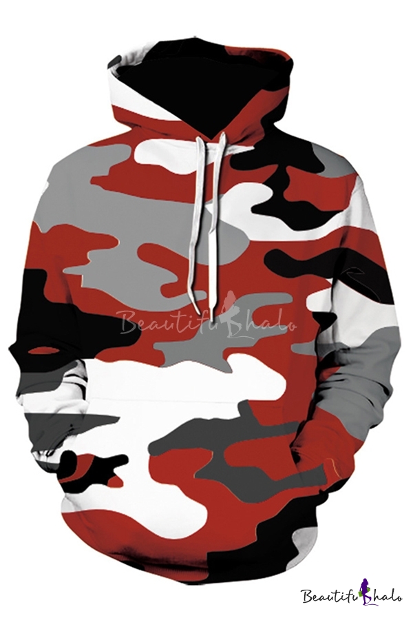 3d camo hoodie