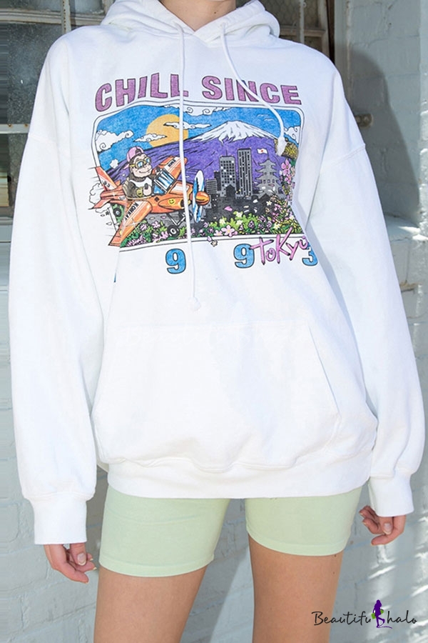 oversized graphic hoodie