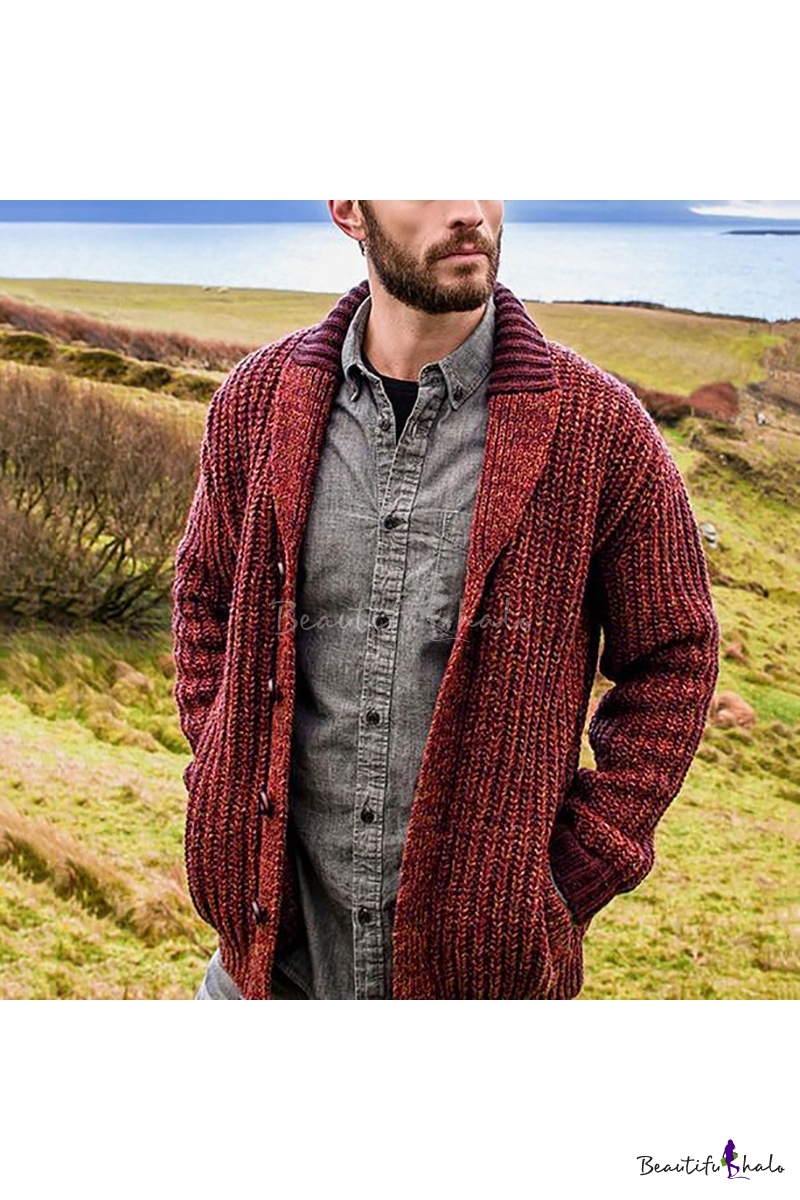 mens chunky cardigans