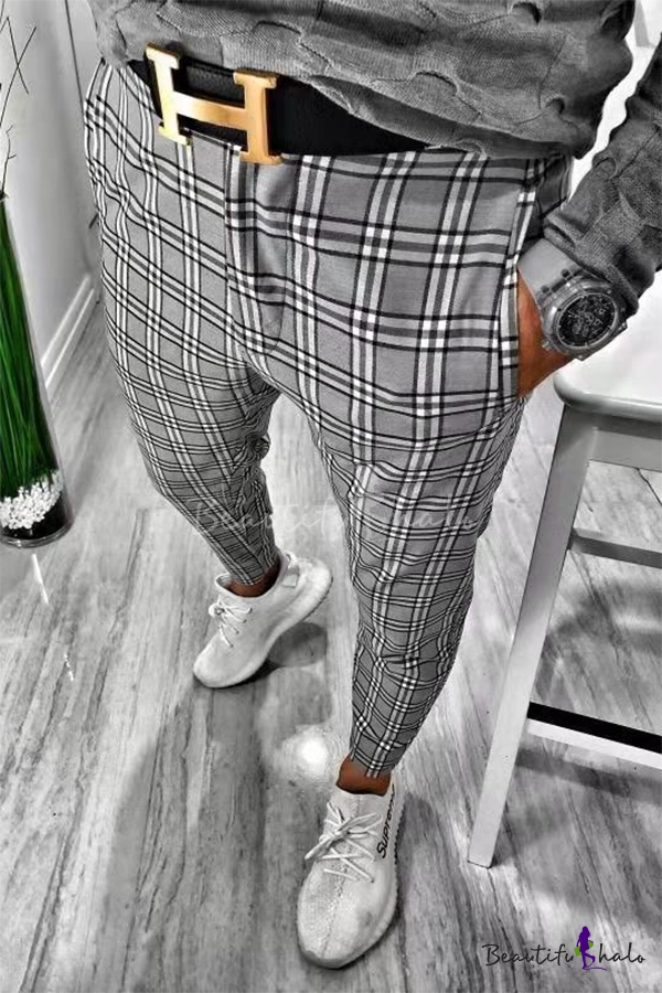 trendy plaid pants