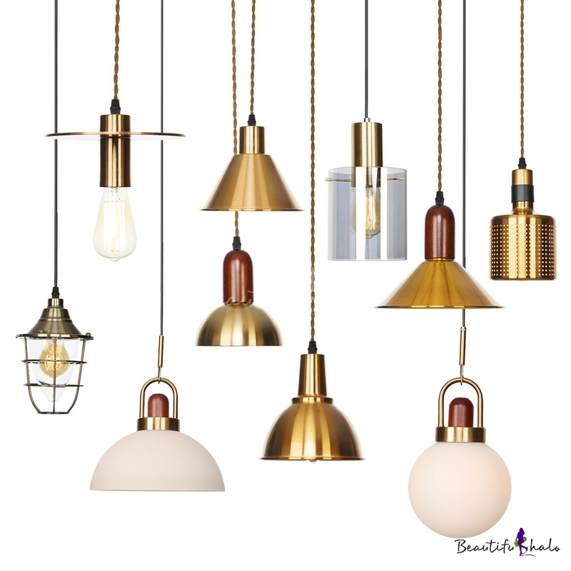 Iron Bronze Finish Suspension Light Bowl/Pierced Bottle/Flat Shade 1 ...