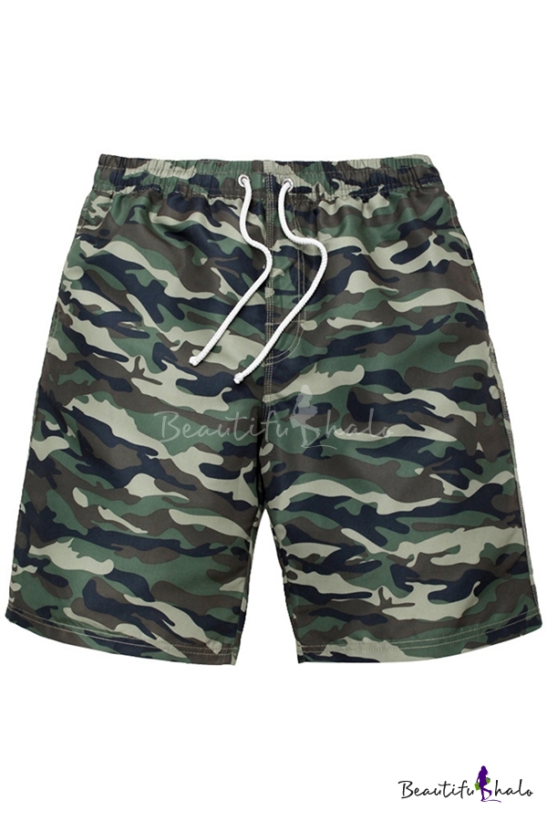 mens camo lounge shorts