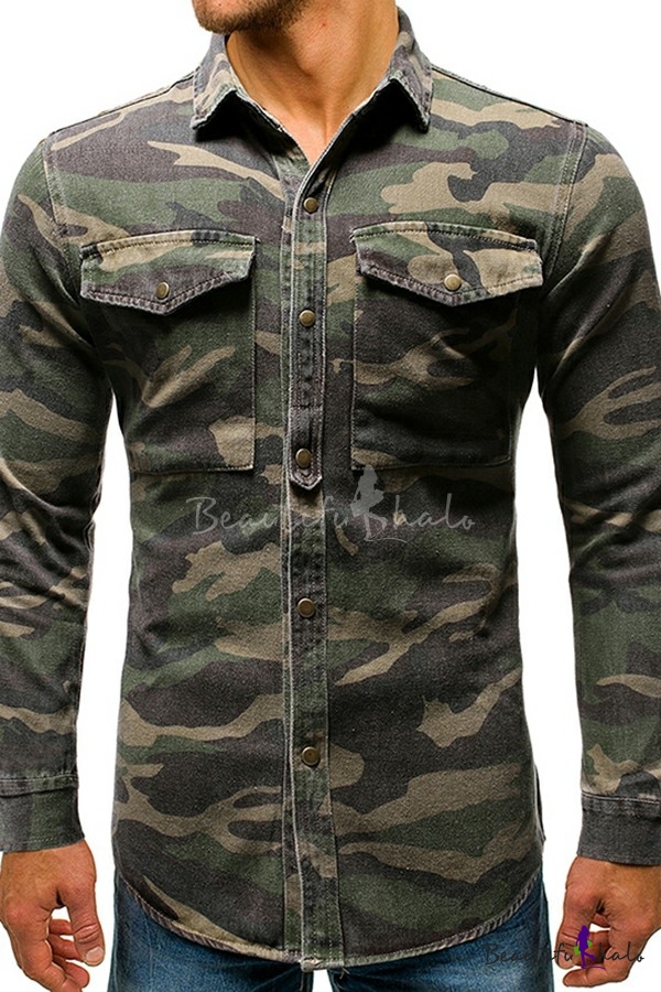 Sean John Men's Camo Shirt - Macy's