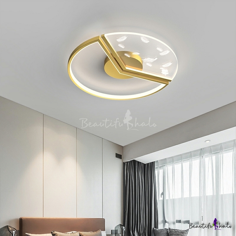 Modern Semi Flush Mount Ceiling Light Minimalist Flush Mount Ceiling ...