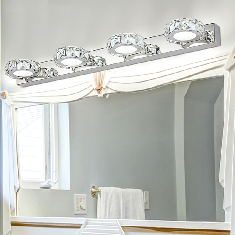 Stainless Steel 120cm24W LED Vanity Light Wall Lamp Bathroom Front Makeup Fixtur 