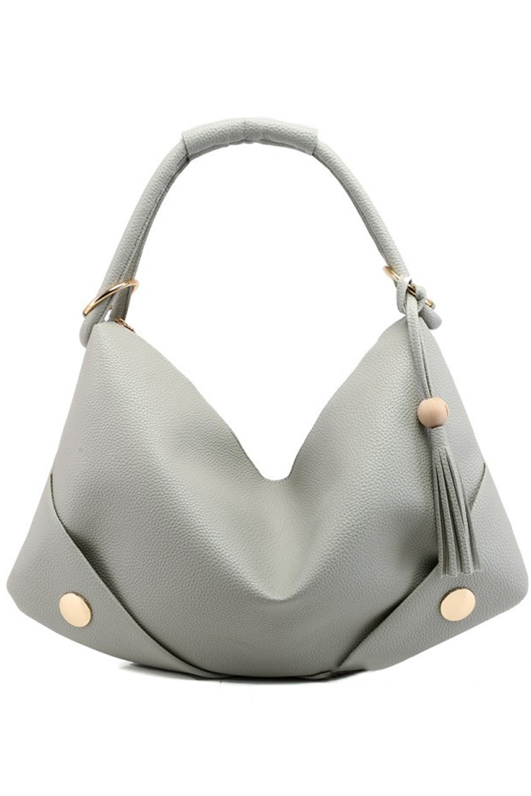 plain leather tote