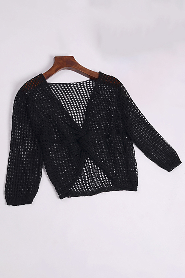 half crop sweater