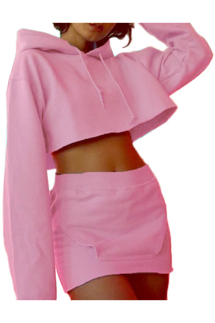 plain crop top hoodie