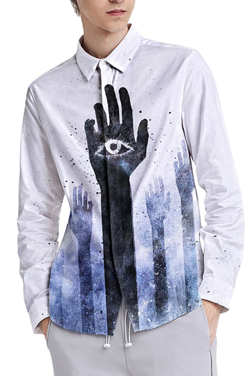 eye pattern shirt