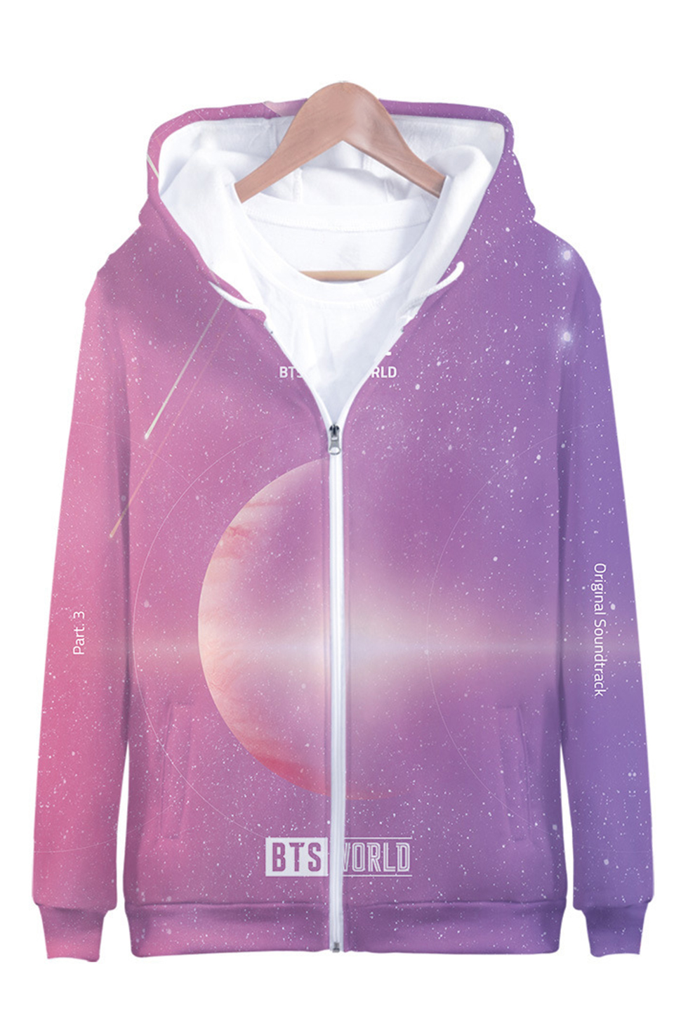 bts zip up hoodie